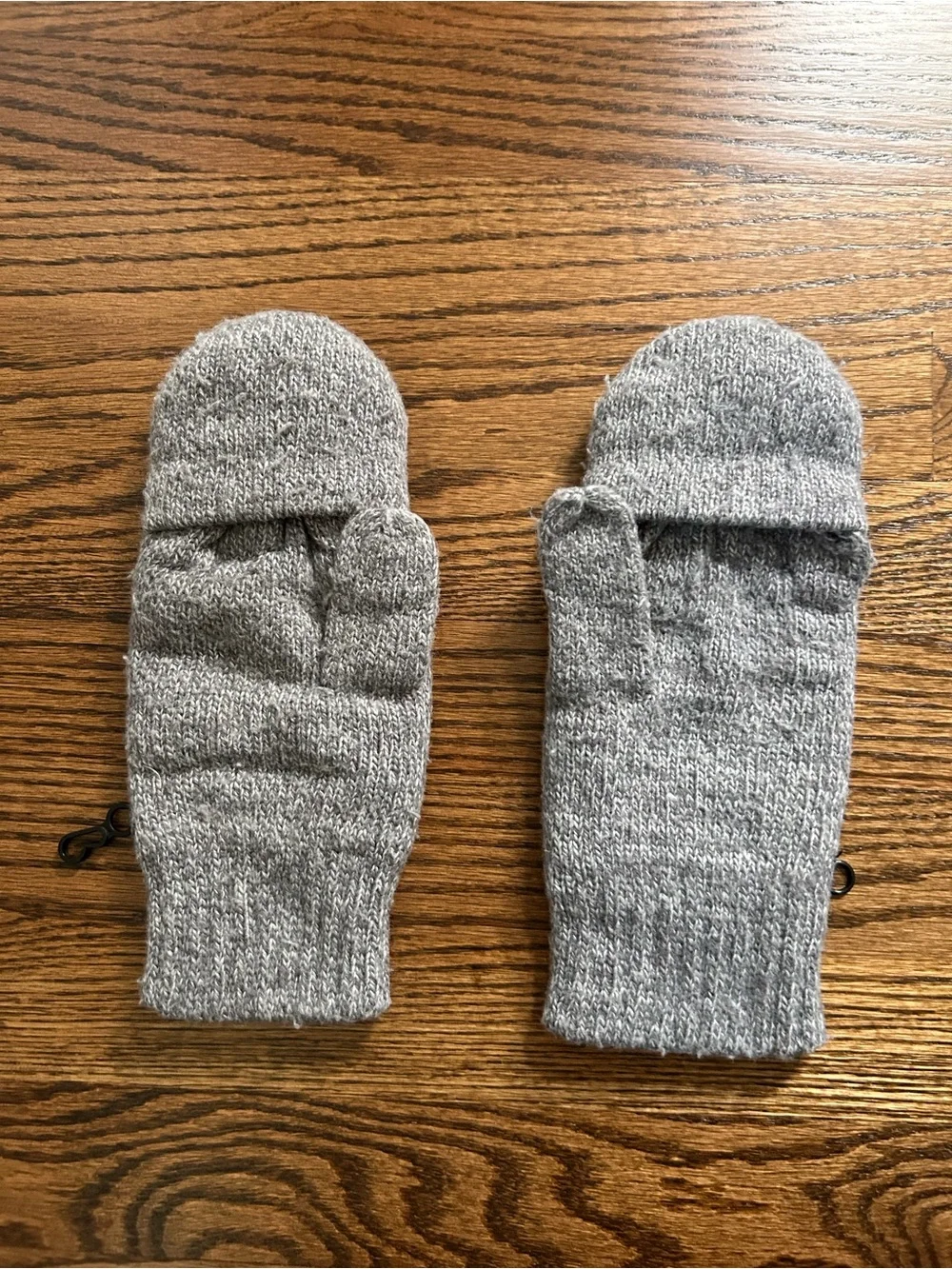 Urban Outfitters Cozy Gray Knit Convertible Mittens